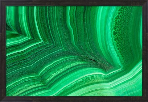 Framed Malachite 1 Print