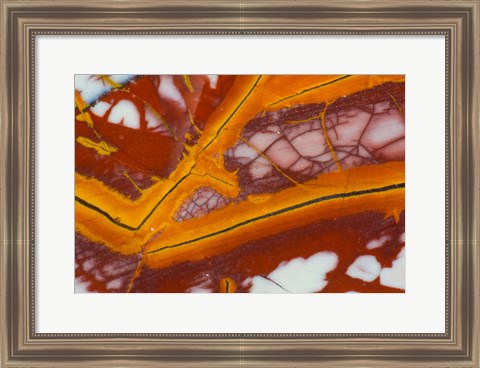 Framed Noreena Jasper Rock Slab Print