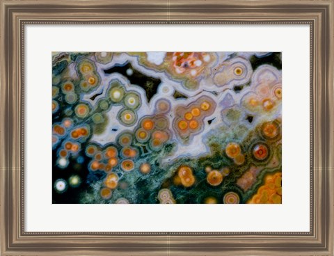 Framed Ocean Jasper from Madagascar 1 Print