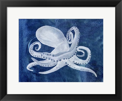 Framed Cephalopod I Print