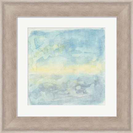 Framed Murmured Landscape II Print