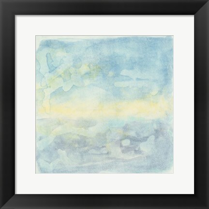 Framed Murmured Landscape II Print