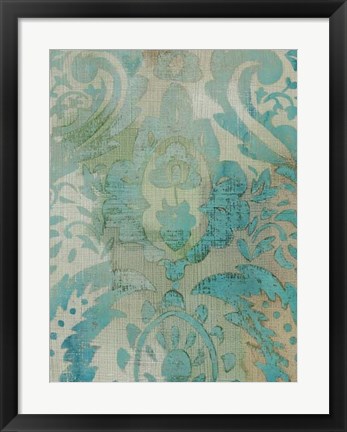 Framed Velvet &amp; Damask III Print