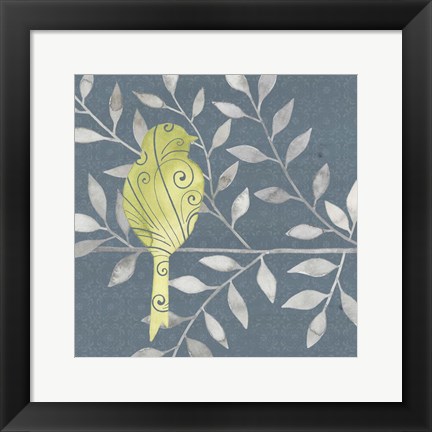 Framed Serene Silhouette III Print