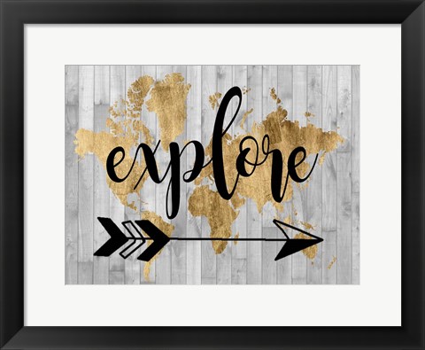 Framed Young Explorer V Print