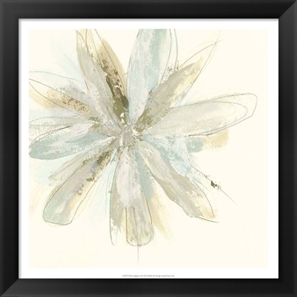 Framed Floral Impasto I Print