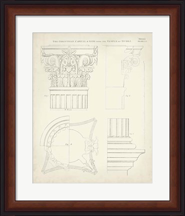 Framed Greek &amp; Roman Architecture I Print