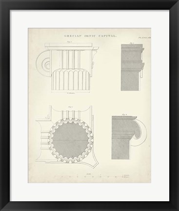 Framed Greek &amp; Roman Architecture VI Print