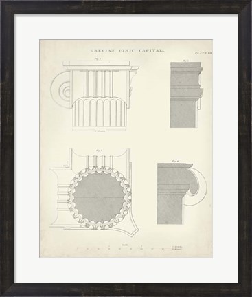 Framed Greek &amp; Roman Architecture VI Print