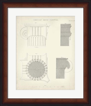 Framed Greek &amp; Roman Architecture VI Print