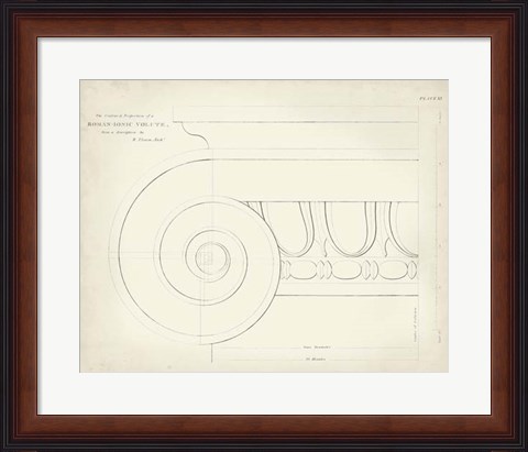 Framed Greek &amp; Roman Architecture VII Print