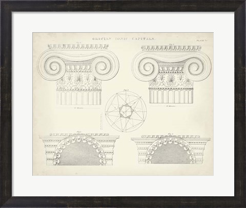 Framed Greek &amp; Roman Architecture VIII Print