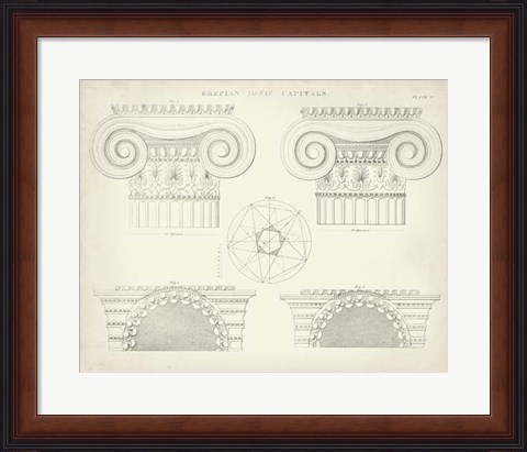 Framed Greek &amp; Roman Architecture VIII Print