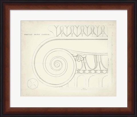 Framed Greek &amp; Roman Architecture IX Print