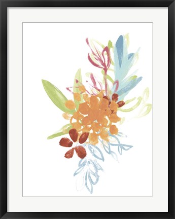 Framed Flora Moderne IV Print