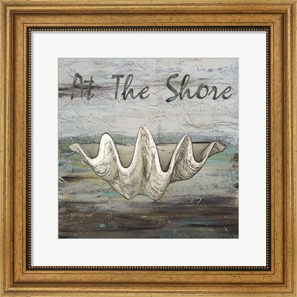 Framed At the Shore I Print