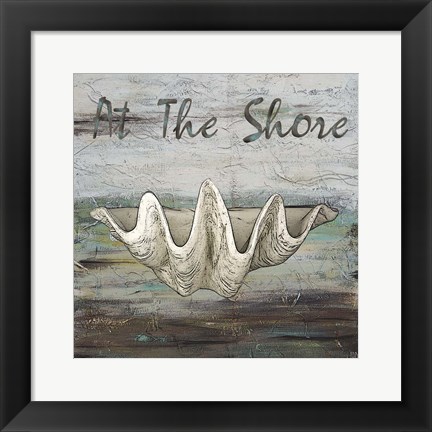 Framed At the Shore I Print