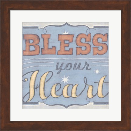 Framed Southern Sentiments II Print