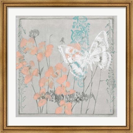 Framed Gray Garden II Print