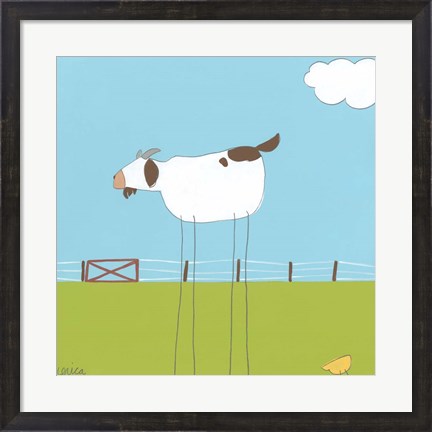 Framed Stick-leg Goat II Print