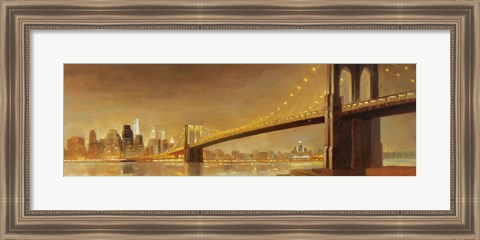 Framed Brooklyn Bridge Print