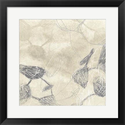 Framed Graphite Inversion I Print