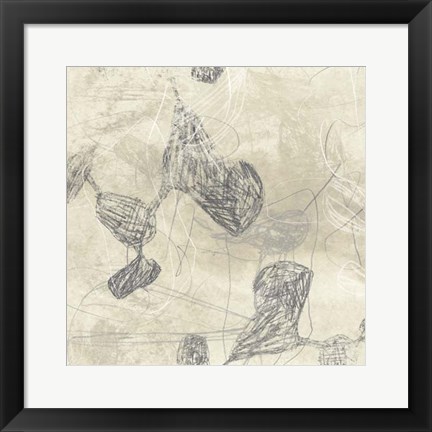 Framed Graphite Inversion IV Print