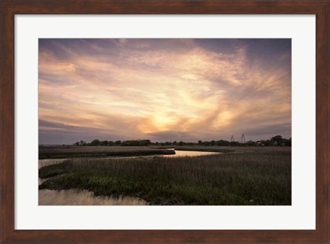 Framed Low Country Sunset I Print