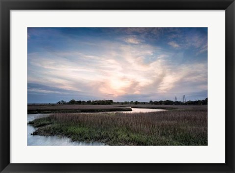 Framed Low Country Sunset III Print