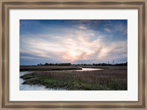 Framed Low Country Sunset III Print