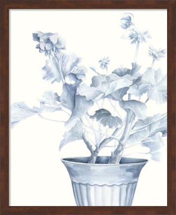 Framed Blue Geranium II Print