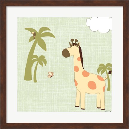 Framed Baby Jungle I Print