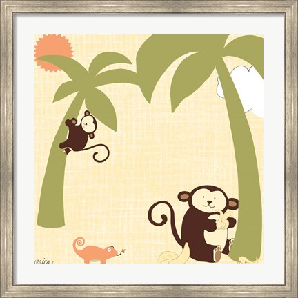 Framed Baby Jungle II Print