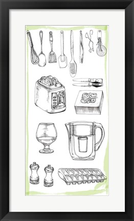 Framed Kitchen Display II Print