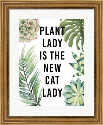 Framed Plant Love I Print