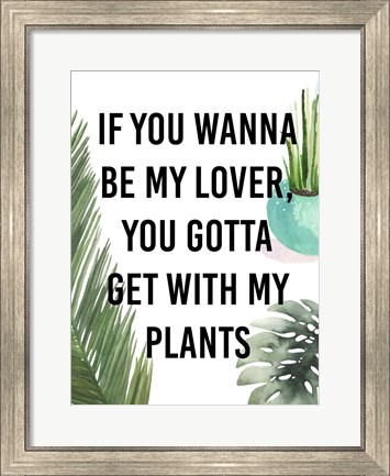 Framed Plant Love IV Print