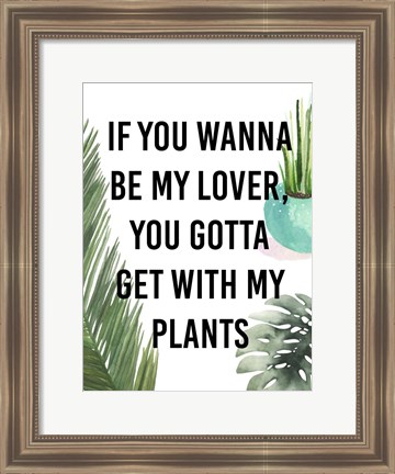 Framed Plant Love IV Print