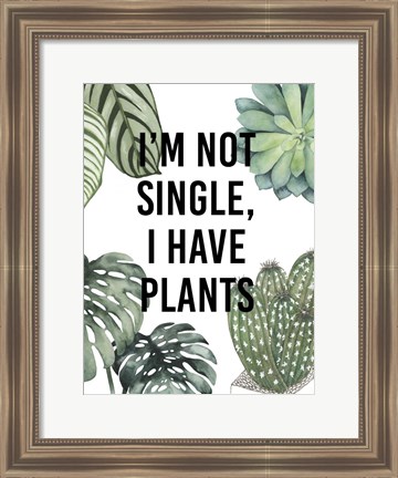 Framed Plant Love V Print