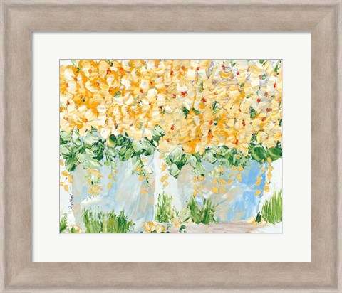 Framed Bloom! Bloom! Bloom! Now is the Time to Show Print