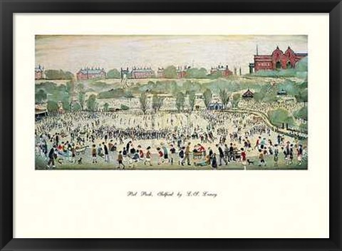 Framed Peel Park Salford Print