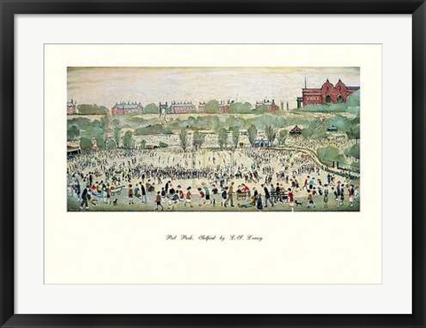 Framed Peel Park Salford Print