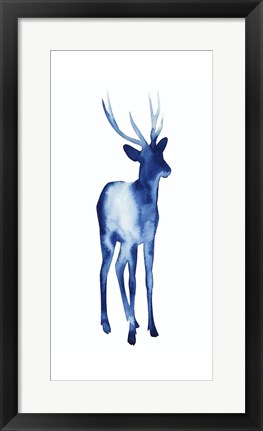 Framed Ink Drop Rusa Deer I Print