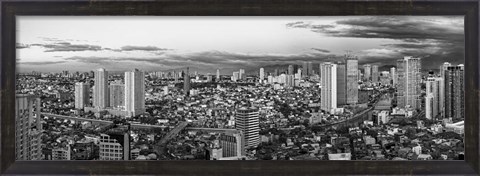 Framed Metro Manila, Manila, Philippines Print