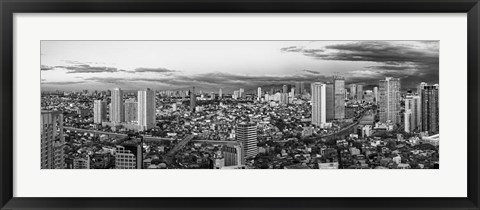 Framed Metro Manila, Manila, Philippines Print