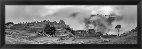 Framed Inca City of Machu Picchu, Urubamba Province, Cusco, Peru Print