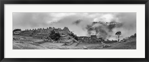 Framed Inca City of Machu Picchu, Urubamba Province, Cusco, Peru Print