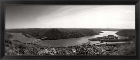 Framed Hudson River from Bear Mountain, Bear Mountain State Park, New York Print