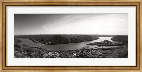 Framed Hudson River from Bear Mountain, Bear Mountain State Park, New York Print