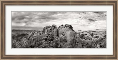 Framed Rock formations in the Valley of Fire State Park, Moapa Valley, Nevada Print