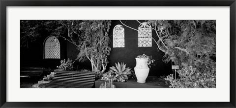 Framed Marrakech, Morocco BW Print